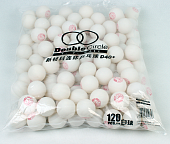 Мячи для настольного тенниса DHS Double Circle 40+ (пластик) 120 штук